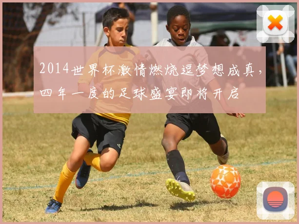 2014世界杯激情燃烧逗梦想成真，四年一度的足球盛宴即将开启