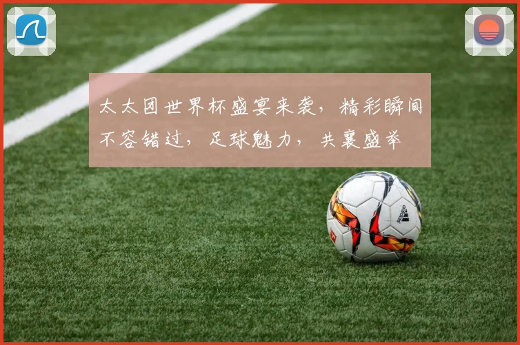 太太团世界杯盛宴来袭，精彩瞬间不容错过，足球魅力，共襄盛举
